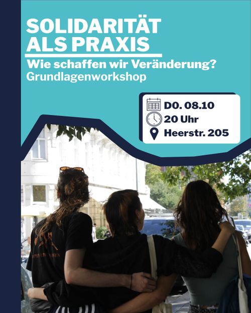 Wie verändern wir die Welt/ Solidarität als Praxis 