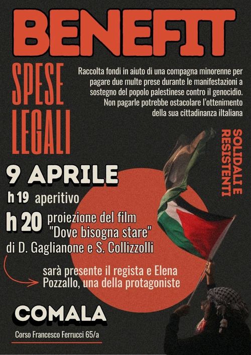 Serata di solidarietà resistente