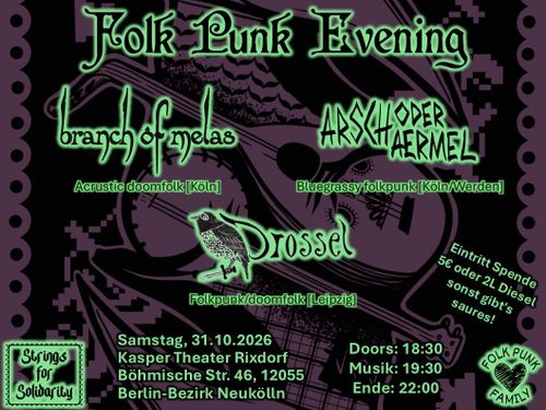 Folkpunk night ☆Strings for Solidarity☆