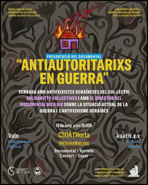 Presentació del documental “Antiautoritarixs en guerra”