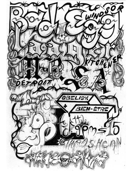 BAD EGG, M.R.S.A., LAAGER, OBELISK, BIEN-ETRE