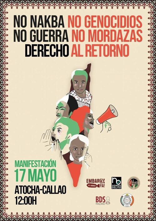 Manifestación pro Palestina