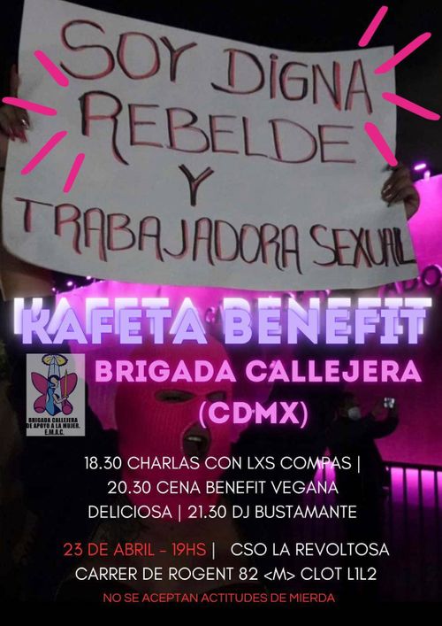Kafeta Benefit "Brigadas Callejeras"