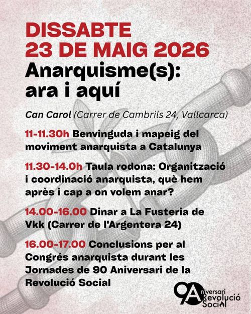Trobada Anarquisme(s): ara i aquí