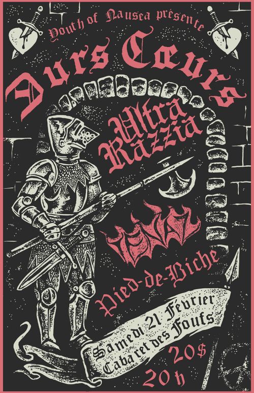 Durs Cœurs / Ultra Razzia / Pied-de-biche / TBA