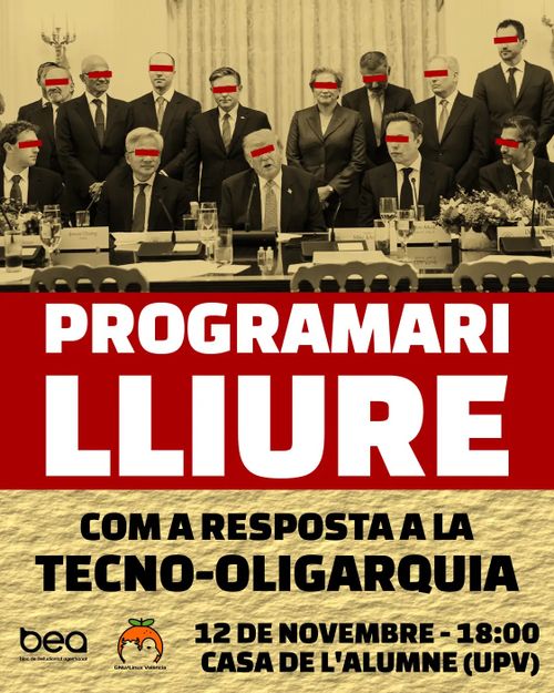 Programari Lliure com a resposta a la Tecno-oligarquia