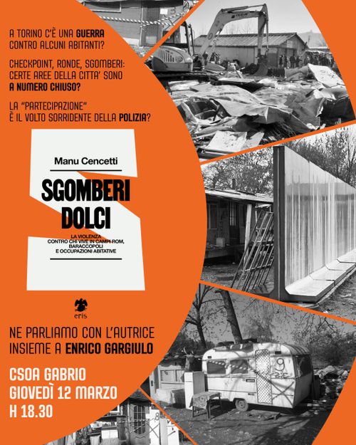 Sgomberi dolci. Presentazione libro e discussione