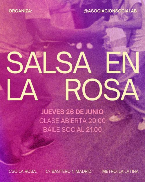 Taller iniciación de Salsa y baile social