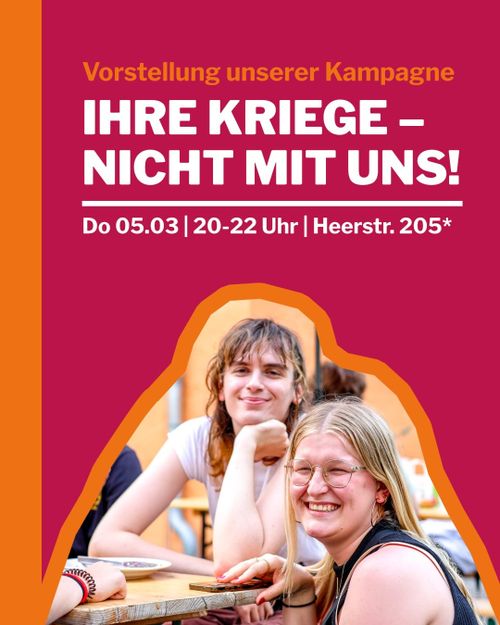 Ihre Kriege — Nicht mit uns! (Kampagnenvorstellung)