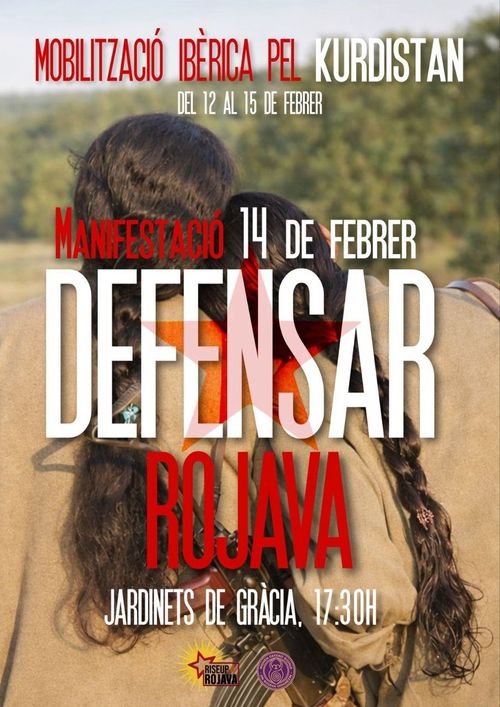 MANIFESTACIÓ 14-F: DEFENSEM ROJAVA