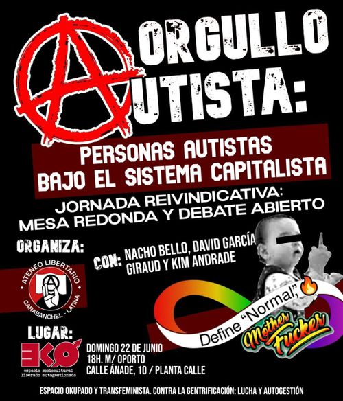 Charla no SOBRE el autismo, sino DESDE el autismo