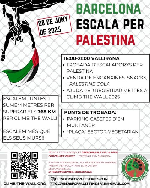 Ecalada per Palestina a Vallirana