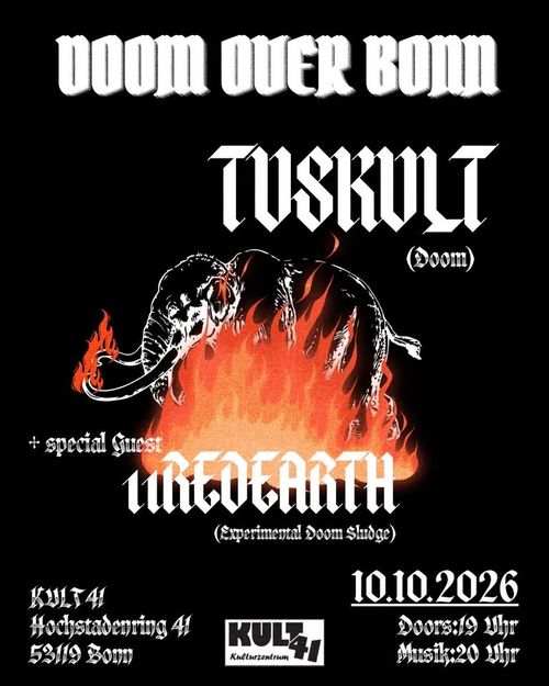 https://kult41.de/events/tuskult-special-guest-11redearth