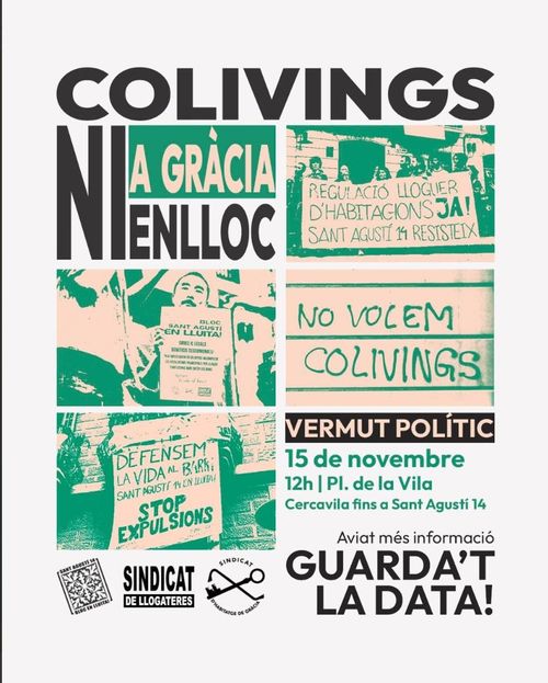 Vermut: Colivings ni a Gràcia ni enlloc