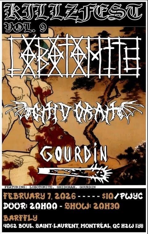 LOBOTOMITE / GHIDORAH / GOURDIN