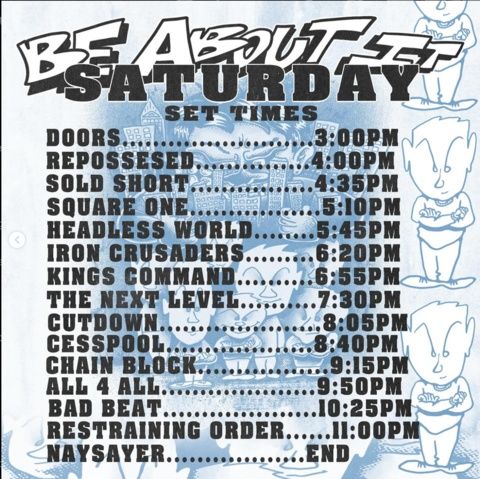 BE ABOUT IT FEST: Saturday