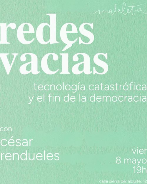 Tecnología catastrófica y fin de la democracia