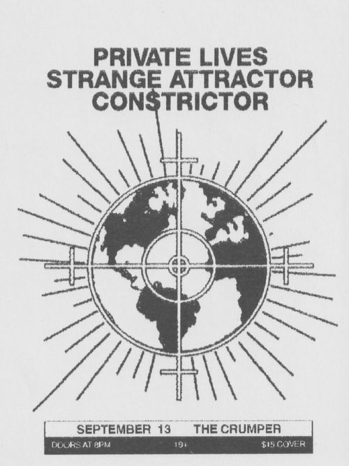 PRIVATE LIVES - STRANGE ATTRACTOR - CONSTRICTOR AT THE CRUMPER