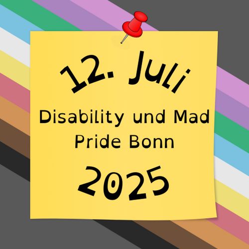 Disability und Mad Pride Kundgebung