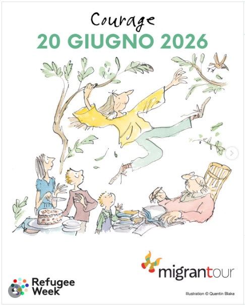 "Courage" | 20 giugno | Giornata Mondiale del Rifugiato | Tre città, un unico cammino!