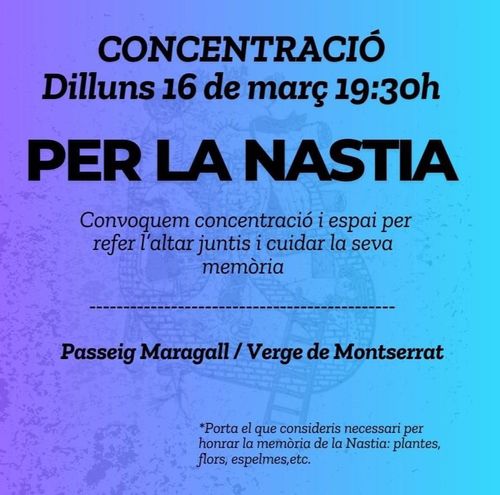 Refem l'altar de la Nastia 