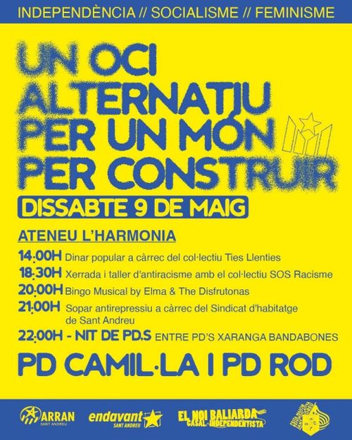 9/05/26 Un oci alternatiu, un món per contruir