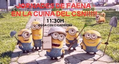 JORNADES DE FAENA EN LA CUINA DEL CSN