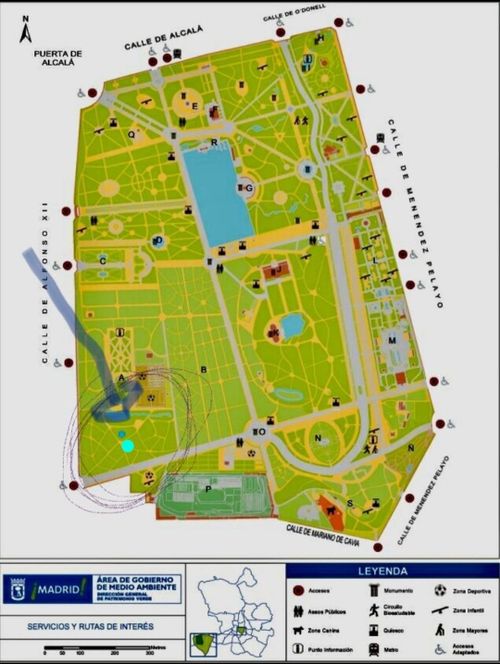 Yogapatio en el Retiro