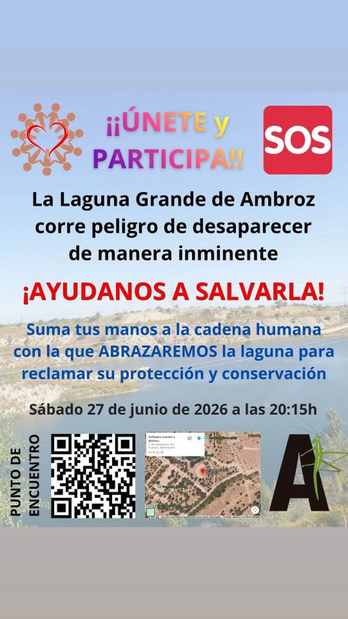 Lagunas de Ambroz . Abrazo al agua 