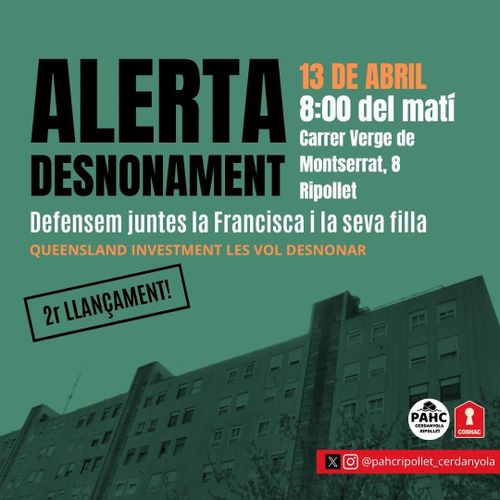 ⚠️ALERTA DESNONAMENT⚠️