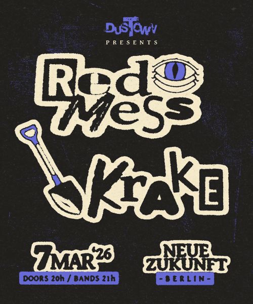 Dustown presents: RED MESS (BR) + KRAKE