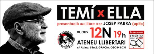 Presentació del llibre "TEMÍ POR ELLA"