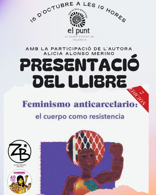 Presentació del llibre 'Feminismo Anticarcelario. El cuerpo como resistencia'