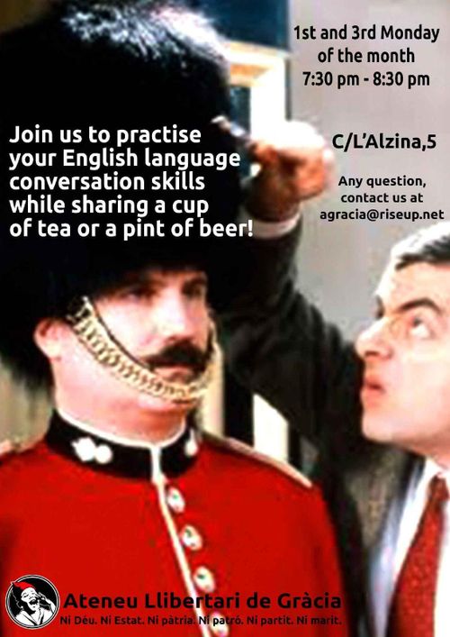 TALLER DE CONVERSA EN LLENGUA ANGLESA