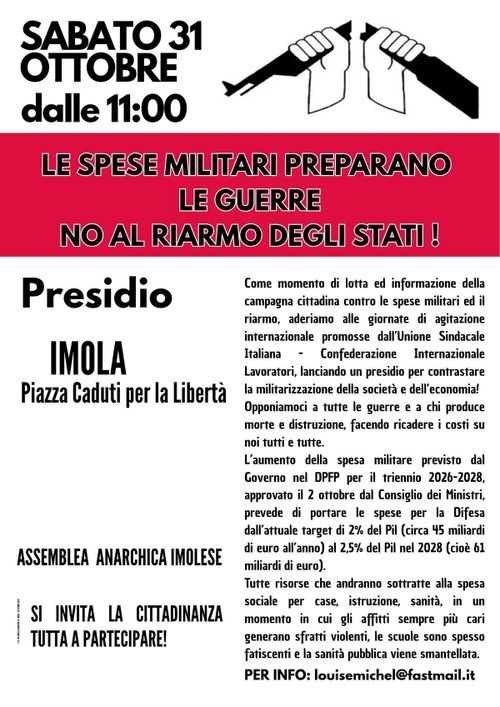 Presidio Antimilitarista - Imola