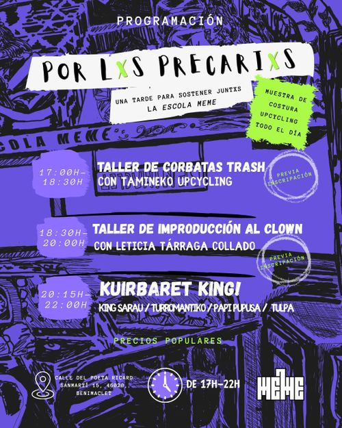 ¡POR LXS PRECARIXS!