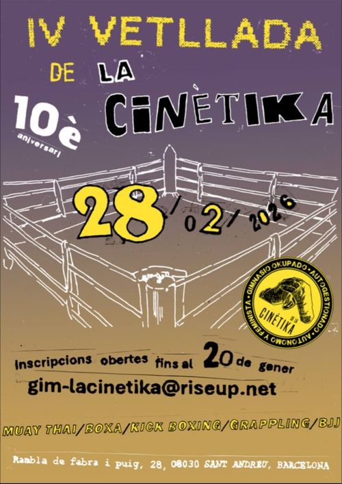 IV Vetllada d’ Esports de Contacte del Gym La Cinètika