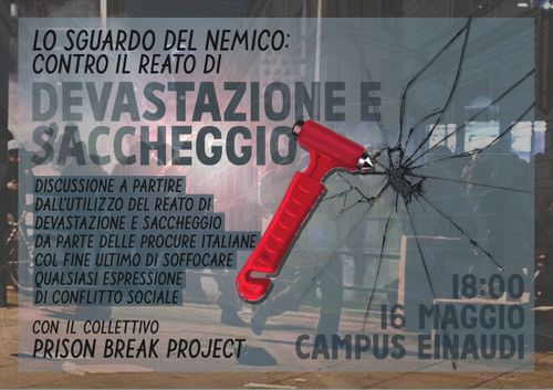 LO SGUARDO DEL NEMICO: DISCUSSIONE CONTRO IL REATO DI DEVASTAZIONE E SACCHEGGIO