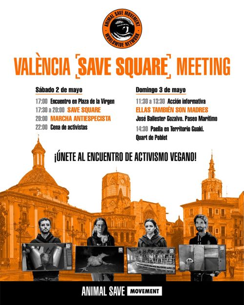 Save Square+ Marcha Antiespecista 