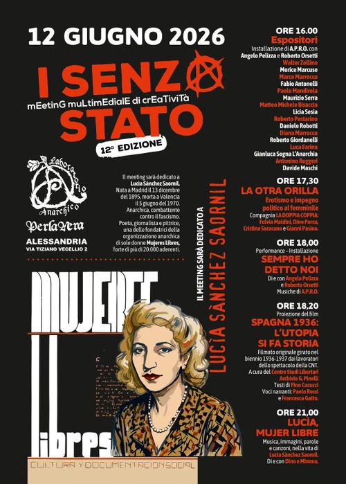 I SENZA STATO 12° edizione 