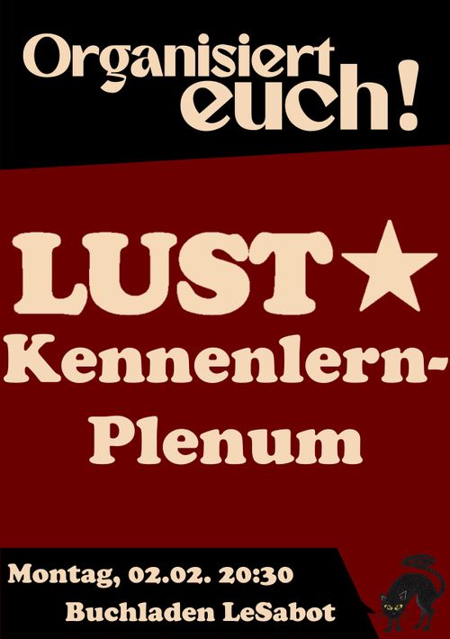 LUST Kennenlern Plenum