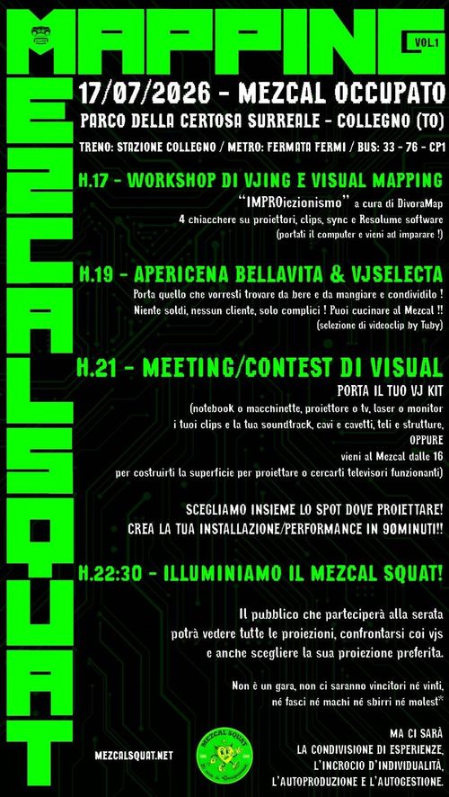 VISUAL MAPPING VOL.1 - MEZCAL SQUAT