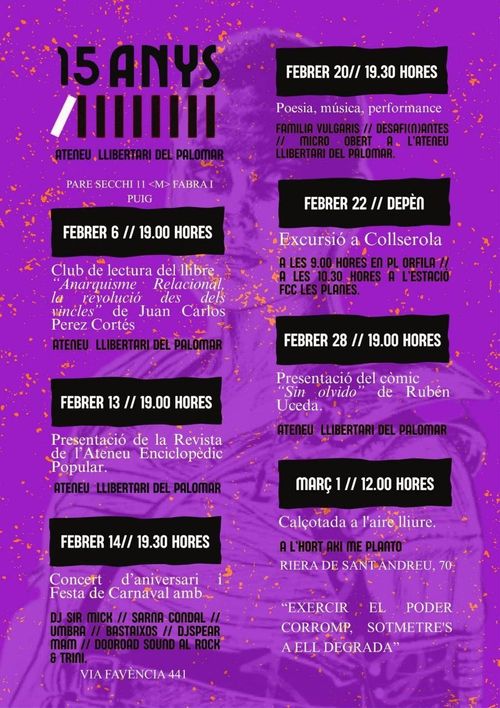 Club de lectura del llibre "Anarquisme Relacional, la revolució des dels vincles" de Juan Carlos Perez Cortés