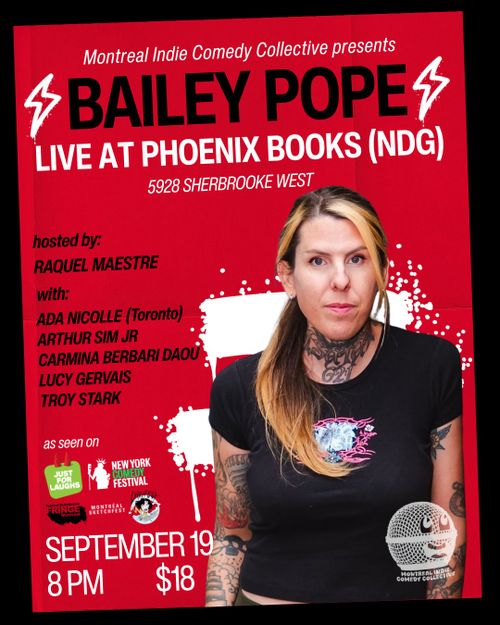 Bailey Pope Live in Montreal (Punk Approved Stand-Up Show)