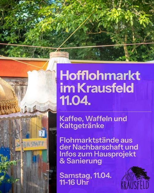 Hofflohmarkt im Krausfeld