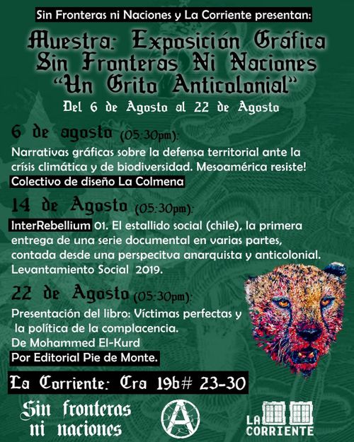 Inauguración Exposición Gráfica: Sin Fronteras Ni Naciones "Un grito anticolonial"