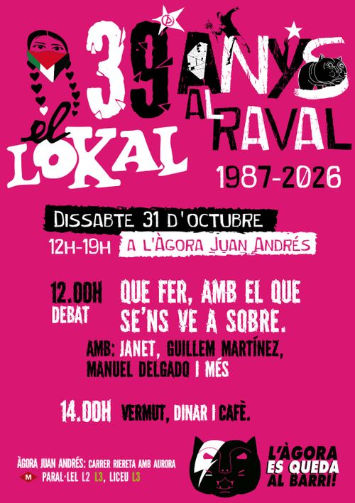 39 anys d’un racó llibertari al Raval. Seguim