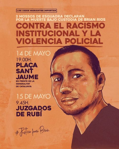 concentración contra el racismo estructural y la violencia policial