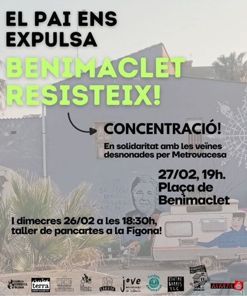 Concentració: Benimaclet resisteix!