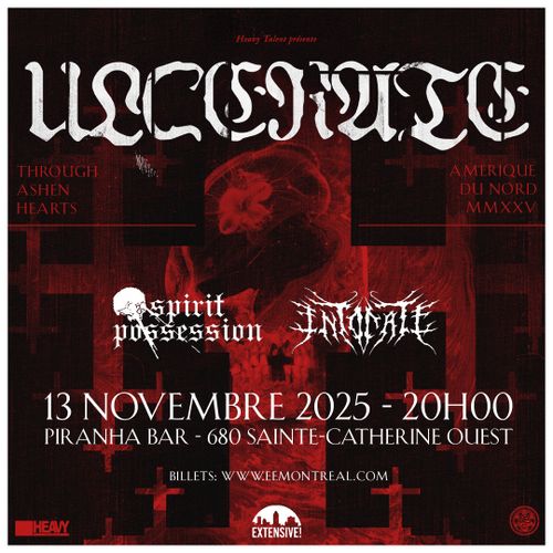 ULCERATE + SPIRIT POSSESSION + INTONATE | 13 NOVEMBRE 